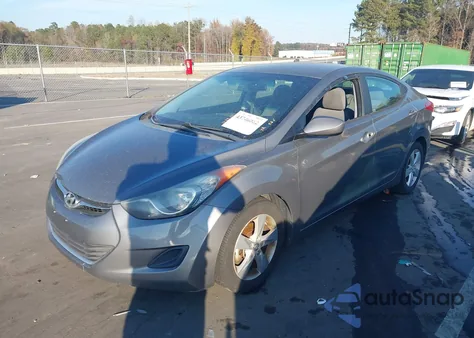 2013 Hyundai Elantra Gls z USA, uszkodzony, nr VIN 5NPDH4AE8DH342669
